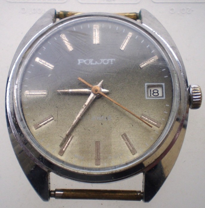 K.069 CEAS MECANIC BARBATESC POLJOT 17 JEWELS SU 2614.2H USSR