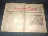 ZIARUL ROMANIA LIBERA 26 NOIEMBRIE 1990