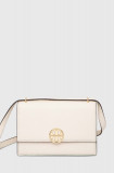 Tory Burch poseta de piele Miller Shoulder Bag culoarea alb, 154703.250