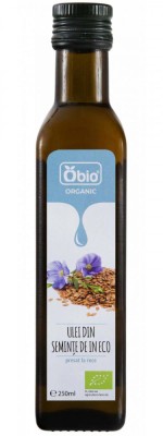 Ulei din Seminte de In Bio 250 mililitri Obio foto
