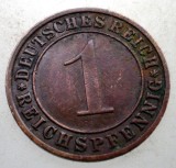 B.258 GERMANIA WEIMAR 1 REICHSPFENNIG 1935 E