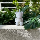 Lumanare Parfumata Ursulet , Marturie Botez sau Cadou Handmade din Ceara Naturala