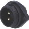 Soclu SP21 tată 2 PIN IP68 30A 500V
