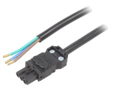 Cablu de alimentare negru 3m 120-230V