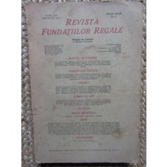 Revista Fundatiilor Regale Anul XII OCTOMBRIE 1945 Nr. 2