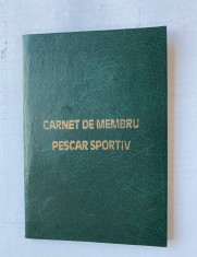 Carnet membru pescar sportiv