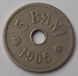 Romania, 5 Bani 1905