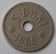 Romania, 5 Bani 1905