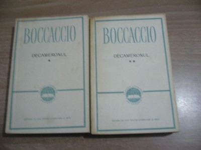 Boccaccio - Decameronul (2 volume) foto