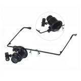 Cumpara ieftin Lupa Ceasornicar Ochelari 20x Time Veranda WZ5337, LED, Distanță Focală 2cm - Ideal Ceasornicari