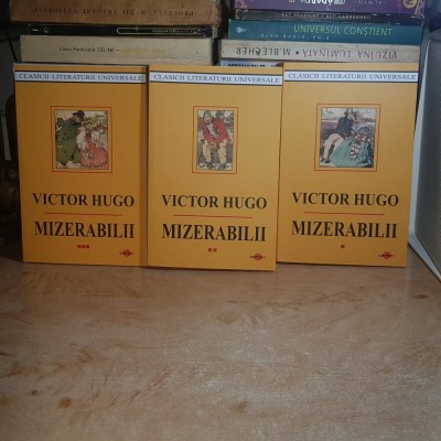 VICTOR HUGO - MIZERABILII ( 3 VOL. ) , 2024 * foto