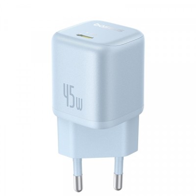 Incarcator Retea Baseus PicoGo, 45W, 3A, 1 x USB-C, Albastru P10176800313-00 foto