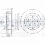 Disc frana Hyundai Santa F&eacute; II, Santa Fe II SUV Motor 2.2 CRDi, 2.2 CRDi 4x4, 2.2 CRDi GLS, 2.2 CRDi GLS 4x4, 2.7, 2.7 4x4, 2.7 V6 GLS, 2.7 V6 GLS