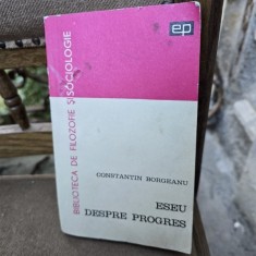 Eseu despre progres - Constantin Borgeanu