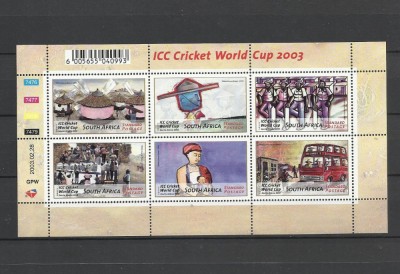 AFRICA DE SUD 2003 SPORT CAMPOINATUL MONDIAL DE CRICKET foto