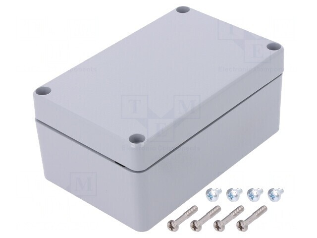 Carcasă Universală Aluminiu Gri 81x127x57mm