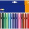 Set 24 Carioci colorate cu varful subtire