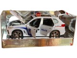 Macheta Bmw X5 politie sunet, lumini, deschide tot, 1:32
