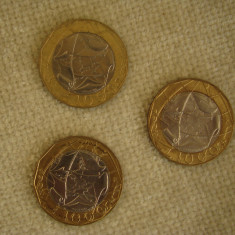 3 x 1000 lire Italia - 1997 / 1997 Eroare Harta / 1998 - 7