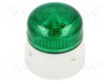 Semnalizator luminos LED Flashguard 11-35V DC cu lumină flash albă KLAXON SIGNALS
