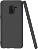 Husa Samsung Galaxy A8 2018, GloMax Perfect Fit, TPU, Negru, Rezistenta la Socuri, Praf si Zgarieturi