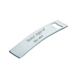 Tirbuson elegant si curbat. din otel inoxidabil dur gravat cu text sau logo