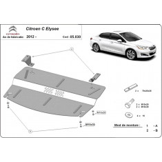 Scut motor metalic Citroen C-Elysee 2012-prezent