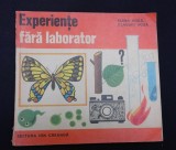 EXPERIENTE FARA LABORATOR - ELENA VODA
