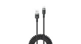 Cablu Acefast C14-04 USB-A - USB-C Spring 480Mb/s 3A 1.2m - Negru