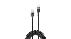 Cablu Acefast C14-04 USB-A - USB-C Spring 480Mb/s 3A 1.2m - Negru