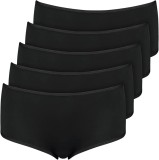 Set 5 chiloti pentru femei Nur Die Hipster, negru, 44-46 L - OUTLET
