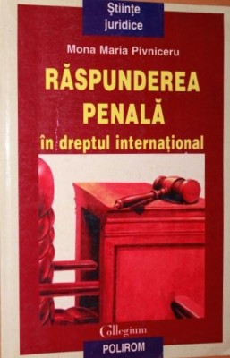 RASPUNDEREA PENALA IN DREPTUL INTERNATIONAL foto