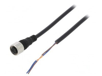 Cablu de conectare M12 2m PVC foto