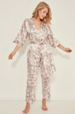 Set pijamale dama, 637BNC1393 - XL, Benicia, Poliester, Multicolor