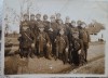 Fotografie WW1: Infanteristi cu Masti de Gaze, Sepia 12x8.5cm - Colectie