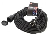 Prelungitor alimentare 30m negru 10A, KEL