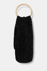 Bomboogie fular femei, culoarea negru, neted, WW6216TSFC4