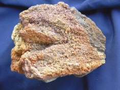 Specimen minerale - Berthierit cu limonit si siderit (CV5)