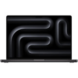 Laptop Apple MacBook Pro 16 cu procesor Apple M3 Pro, 12 nuclee CPU si 18 nuclee GPU, 18GB, 512GB SSD, Space Black, INT KB