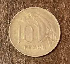 C50 - Moneda foarte veche - Uruguay - 10 pesos - 1968