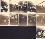 M332 Lot de 11 poze cu biroul de transmisiuni Morse și Hughes CFR București, 1948