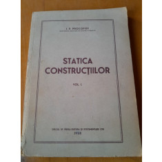 STATICA CONSTRUCTIILOR - I.P.PROCOFIEV VOL.I