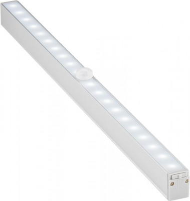 Lampa LED alb rece 6500K 160lm 2.2W cu detector de miscare intrerupator 6x AAA 55498 Goobay foto