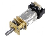 Motor DC cu transmisie HP 6VDC 1,6A Ax crestătură D 75: 1