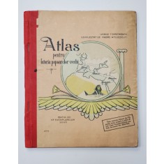 ATLAS PENTRU ISTORIA POPOARELOR VECHI, ED. III, VASILE DIMITRESCU SI ANDREI NITULESCU - BUCURESTI, 1927