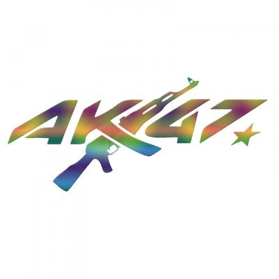 Ak47- Stickere Auto foto