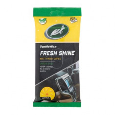 Servetele umede intretinere bord efect mat 24 buc Turtle Wax Fresh Shine