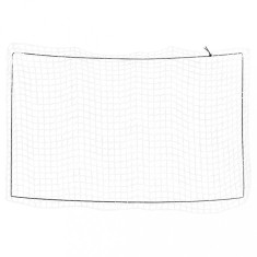 vidaXL Plasă de remorcă cu funie elastică, alb, 2,1x1,25 m, PP