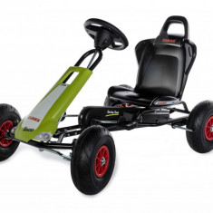 Kart Ferbedo Claas air racer verde cu pedale