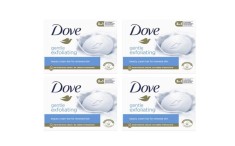 Set Sapun Crema Dove Gentle Exfoliating, 4 Bucati x 90 g foto
